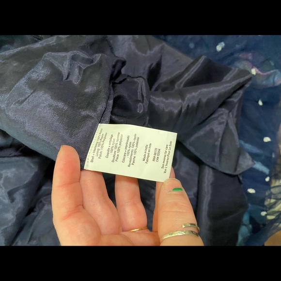 New Anthropologie Rochelle Tulle Maxi Dress 12-P - Picture 11 of 12